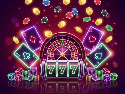 Vibrant underwater fish arcade game scene with golden rewards